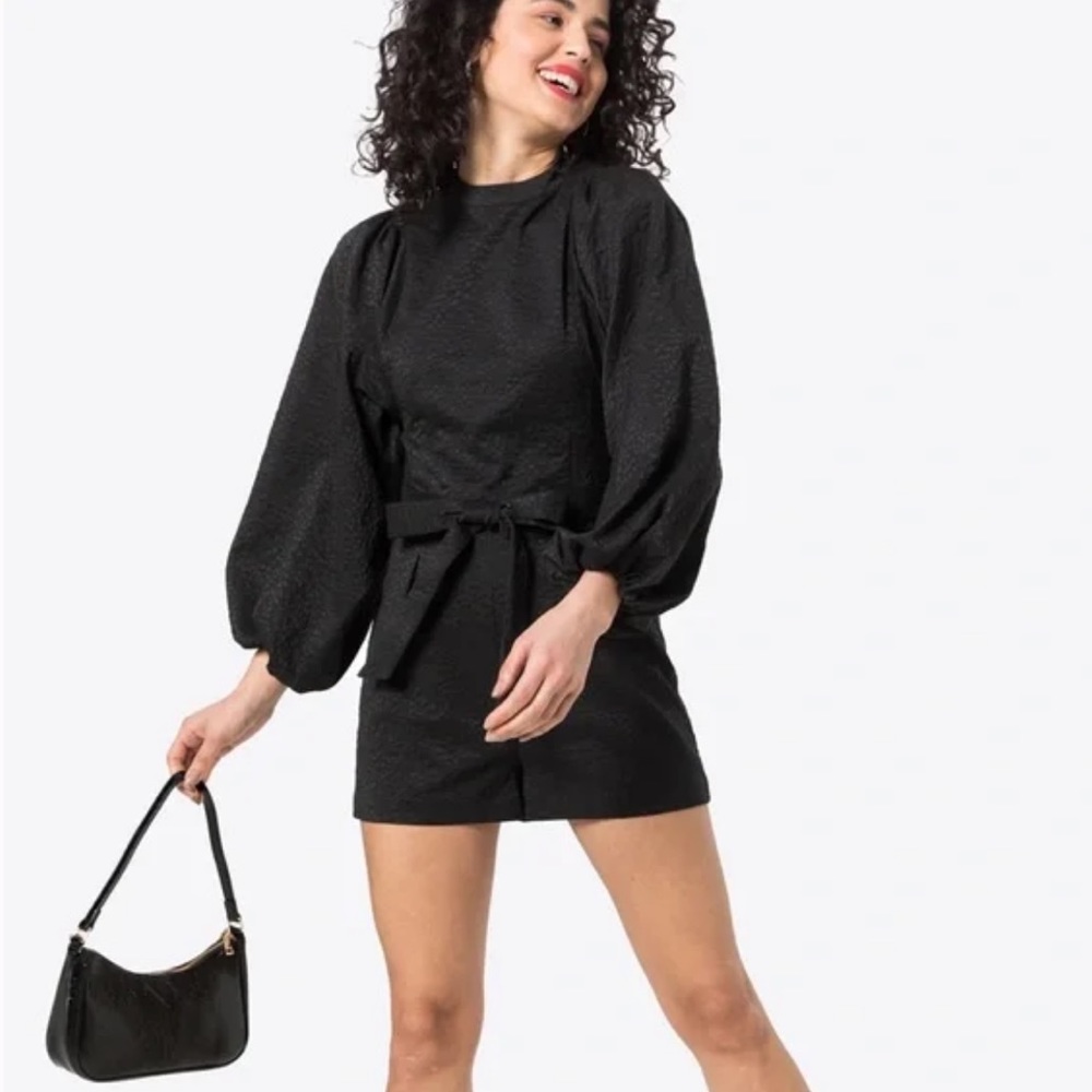 Samsoe Samsoe Romper Harriet Short Jumpsuit Black size small